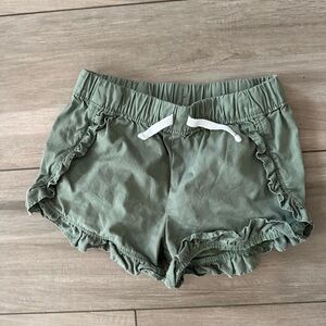 Kohls fall olive green shorts for girls